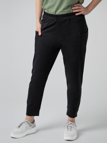 LEAFLETIC Regular Trousers 'Leafletic Women’s Trouser' in Black