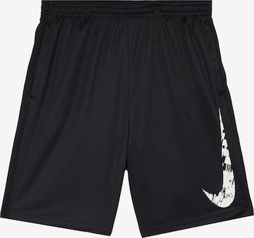 NIKE Loosefit Παντελόνι φόρμας 'TRPHY23' σε μαύρο: μπροστά