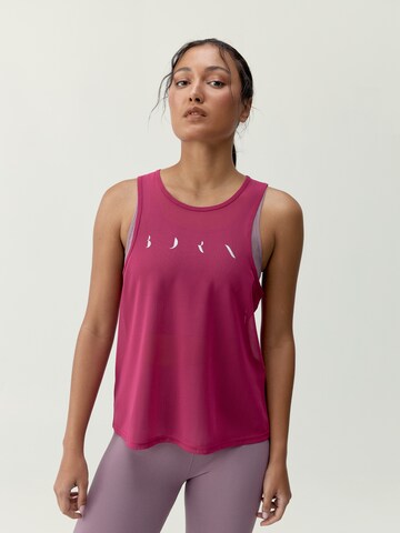 Born Performance Shirt ' Bora ' in Purple: front