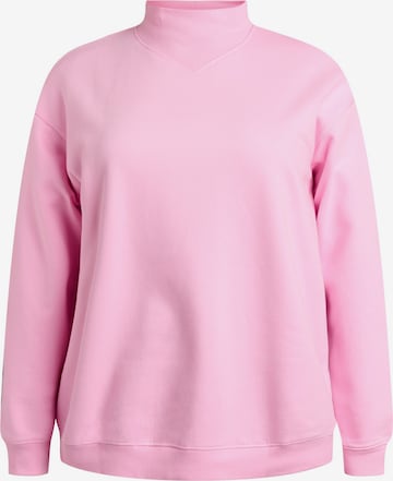 Sweat-shirt 'Mrikke' Zizzi en violet : devant