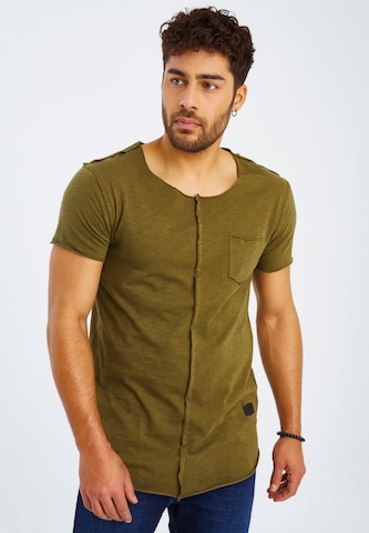 Leif Nelson Shirt in Green: front