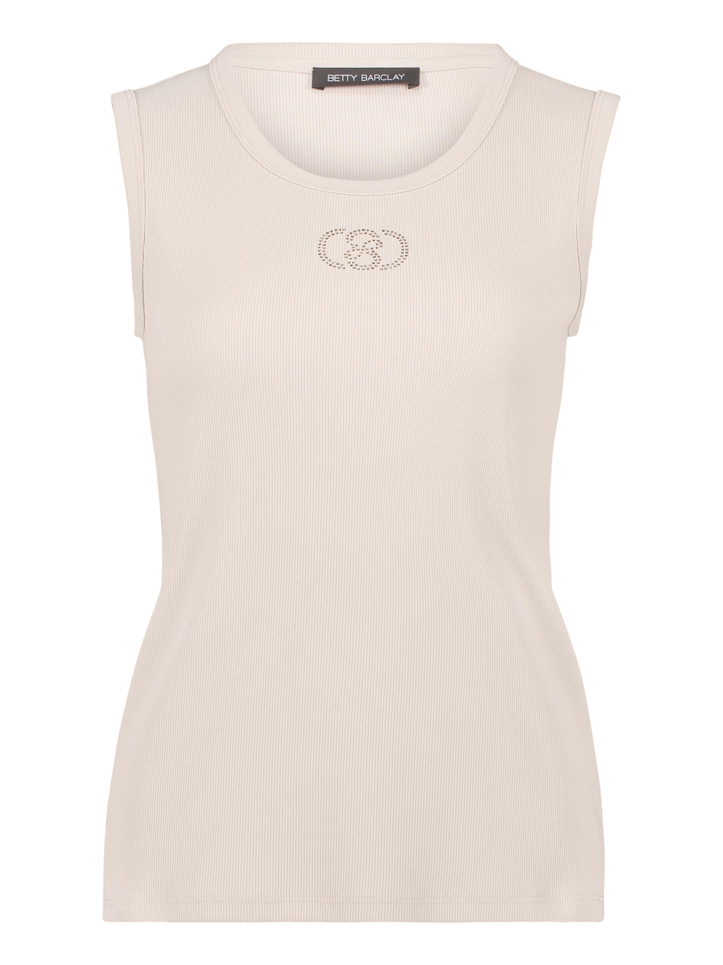 Betty Barclay Trägertop mit Rippenstruktur in sand, Produktansicht