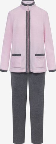 FÉRAUD PARIS Pajama ' Fleece ' in Grey: front