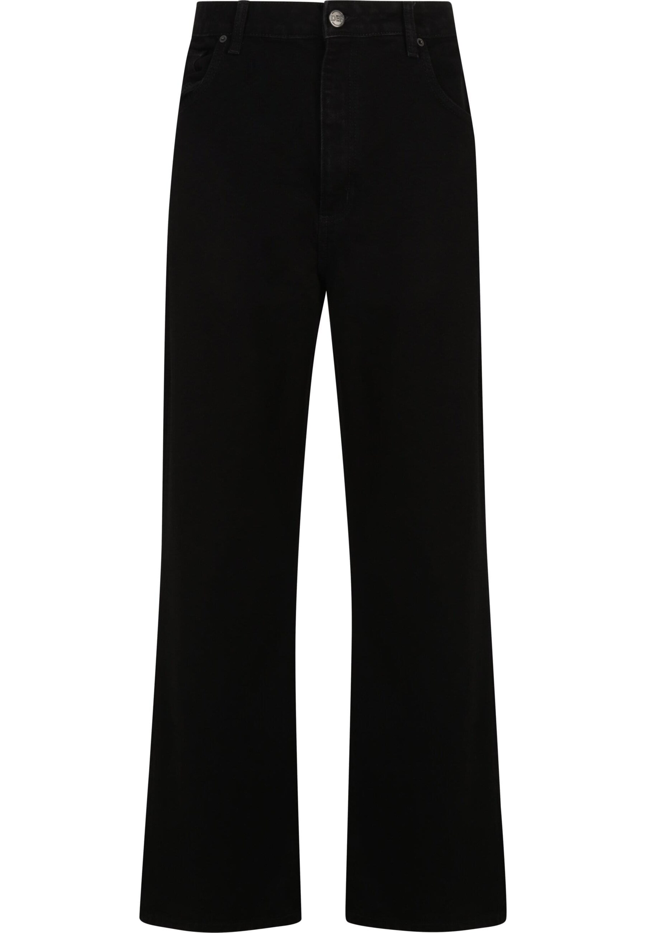 DEF Loosefit Jeans 'Goethe' in Schwarz: Vorderseite