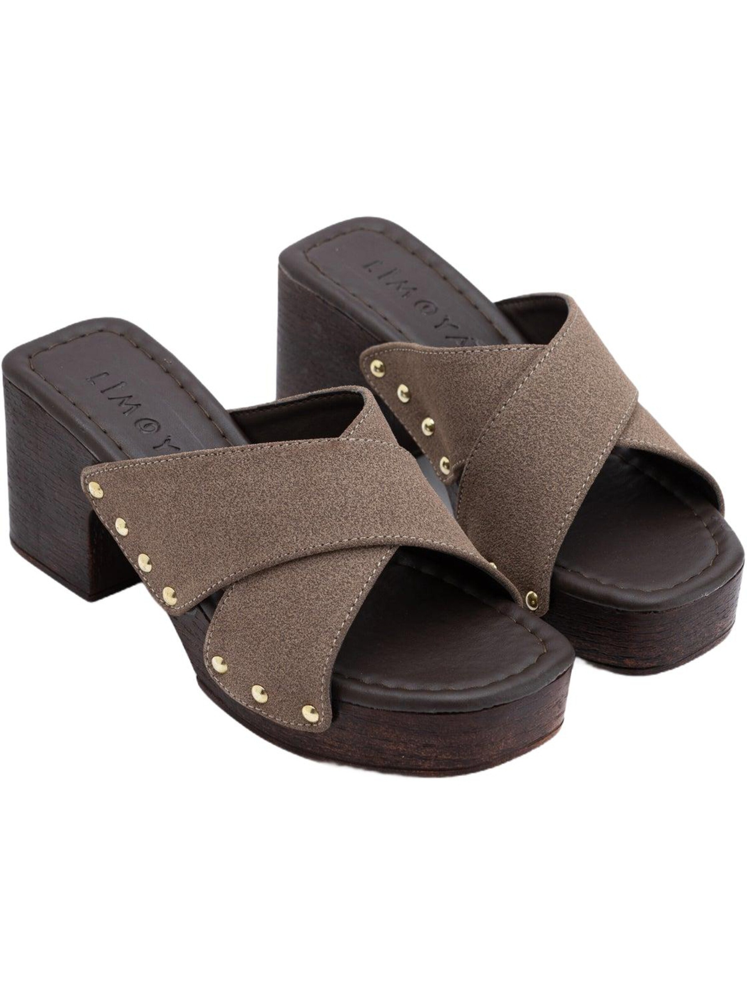 Limoya Mules 'Jamela' in Beige