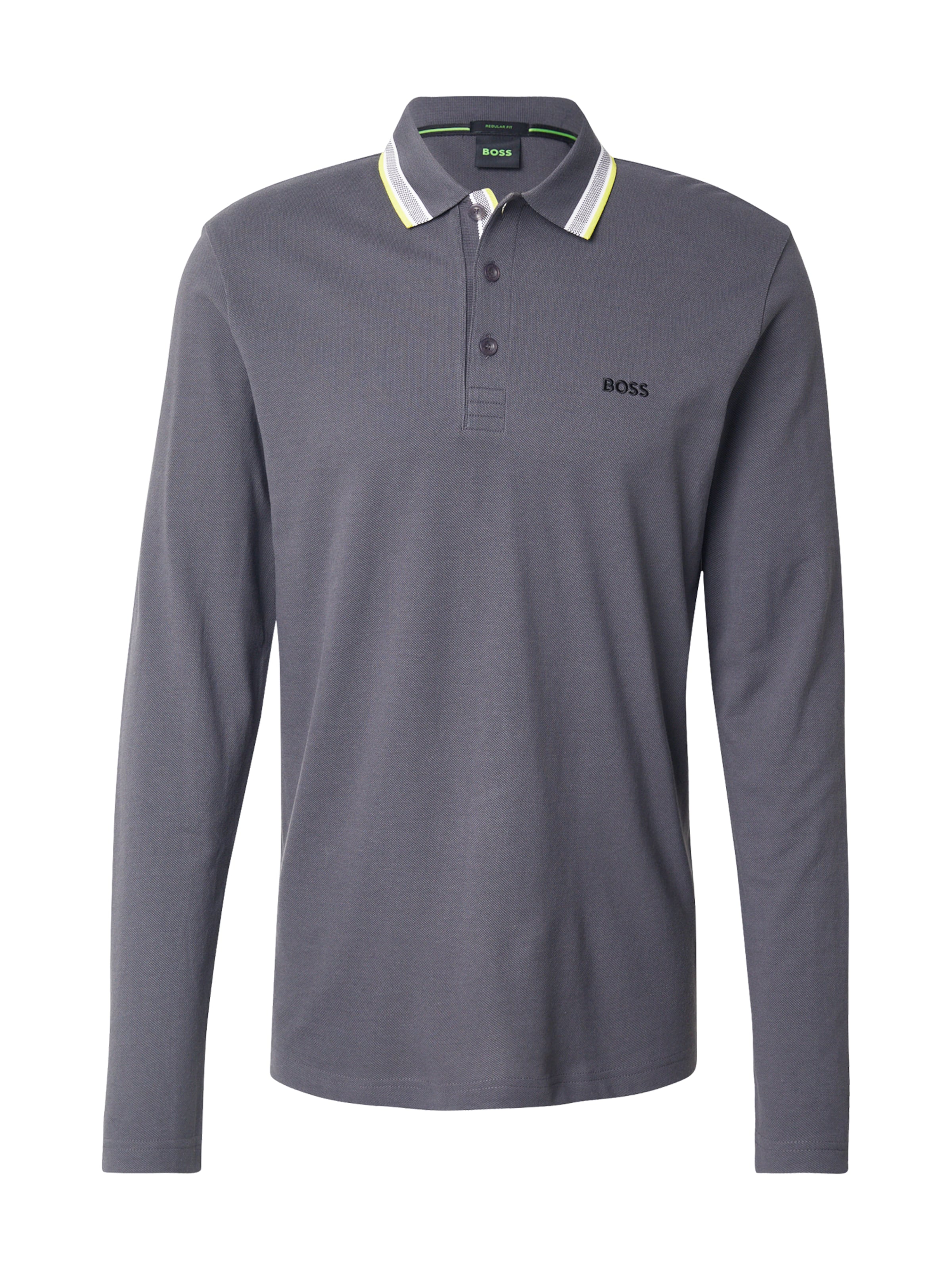 T-Shirt 'Plisy' BOSS en gris : devant