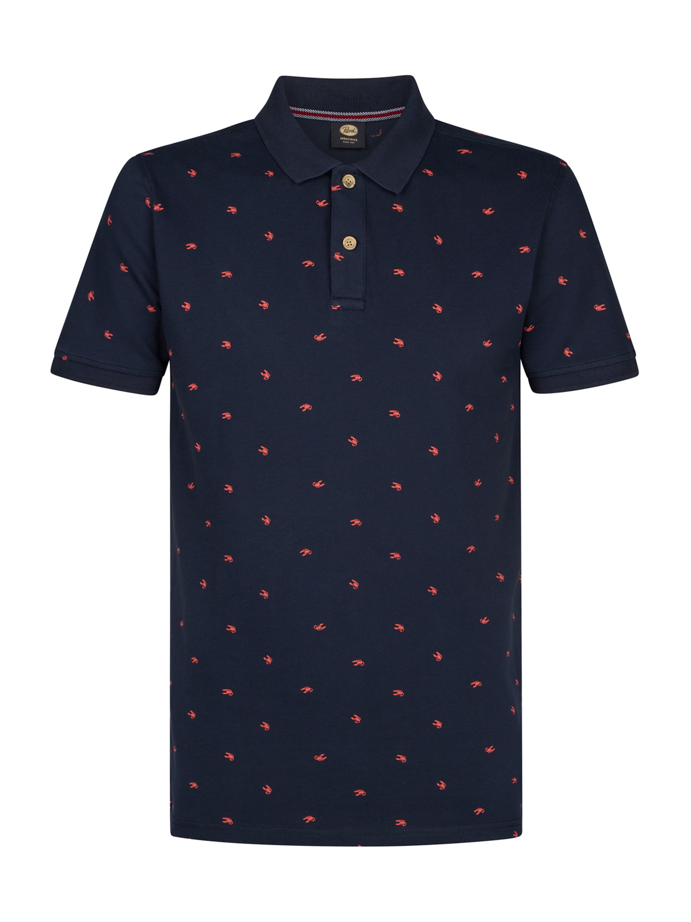 Petrol Industries Koszulka w kolorze niebieski: przód