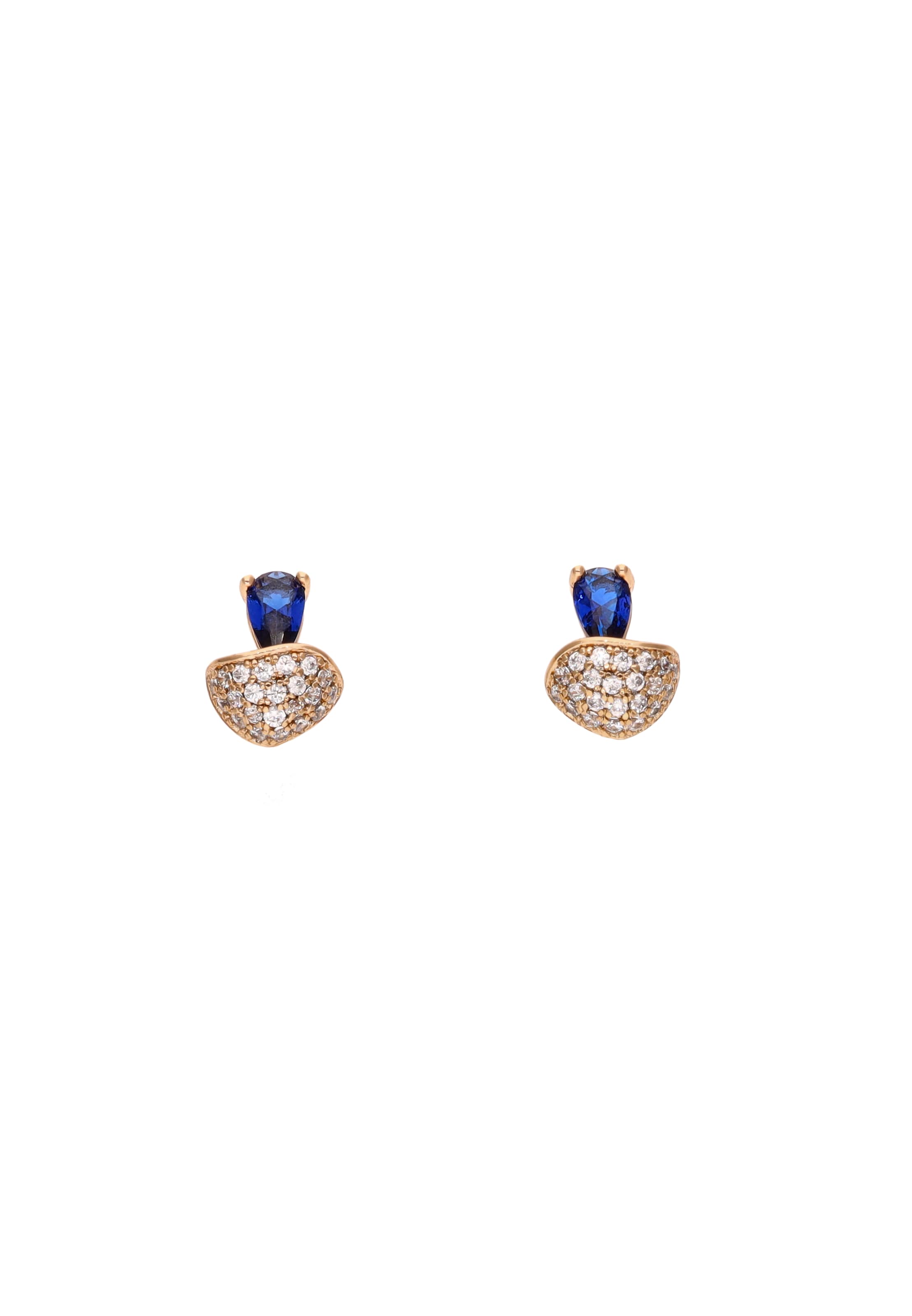 MYMO Earrings in Blue: front