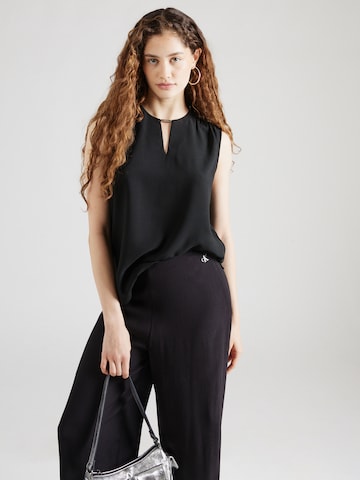 Calvin Klein Блуза в черно: отпред