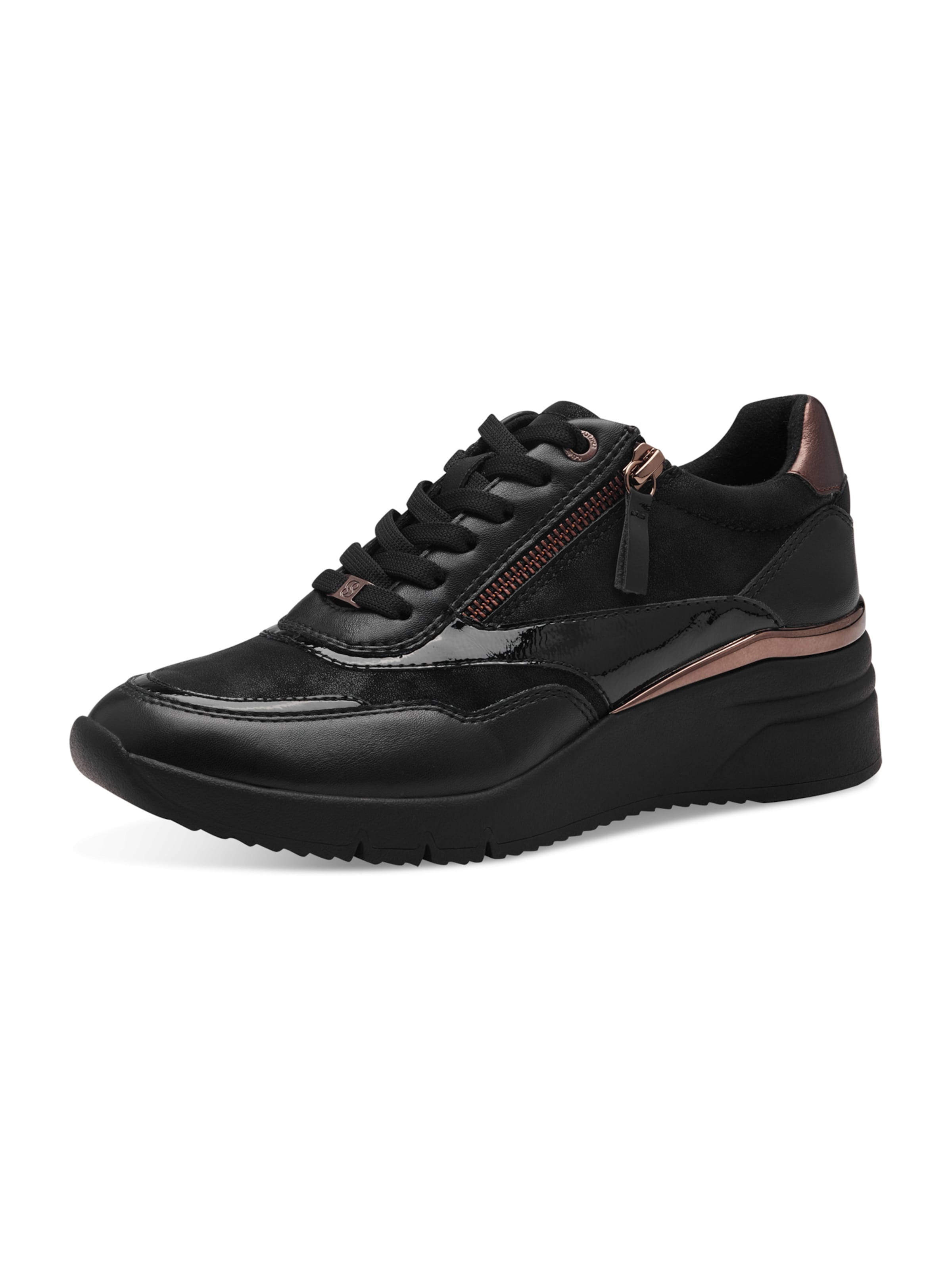 s.Oliver Sneaker in Schwarz: Vorderseite