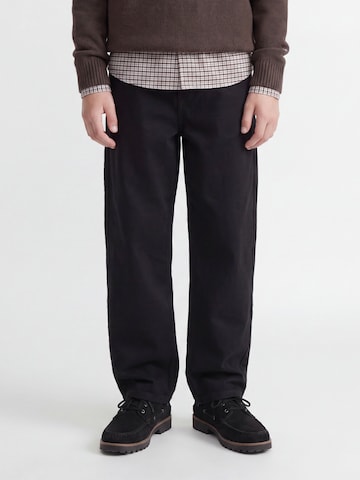 Jack & Jones Junior Baggy Pants 'JPSTALEX ANDREJ' in Black: front