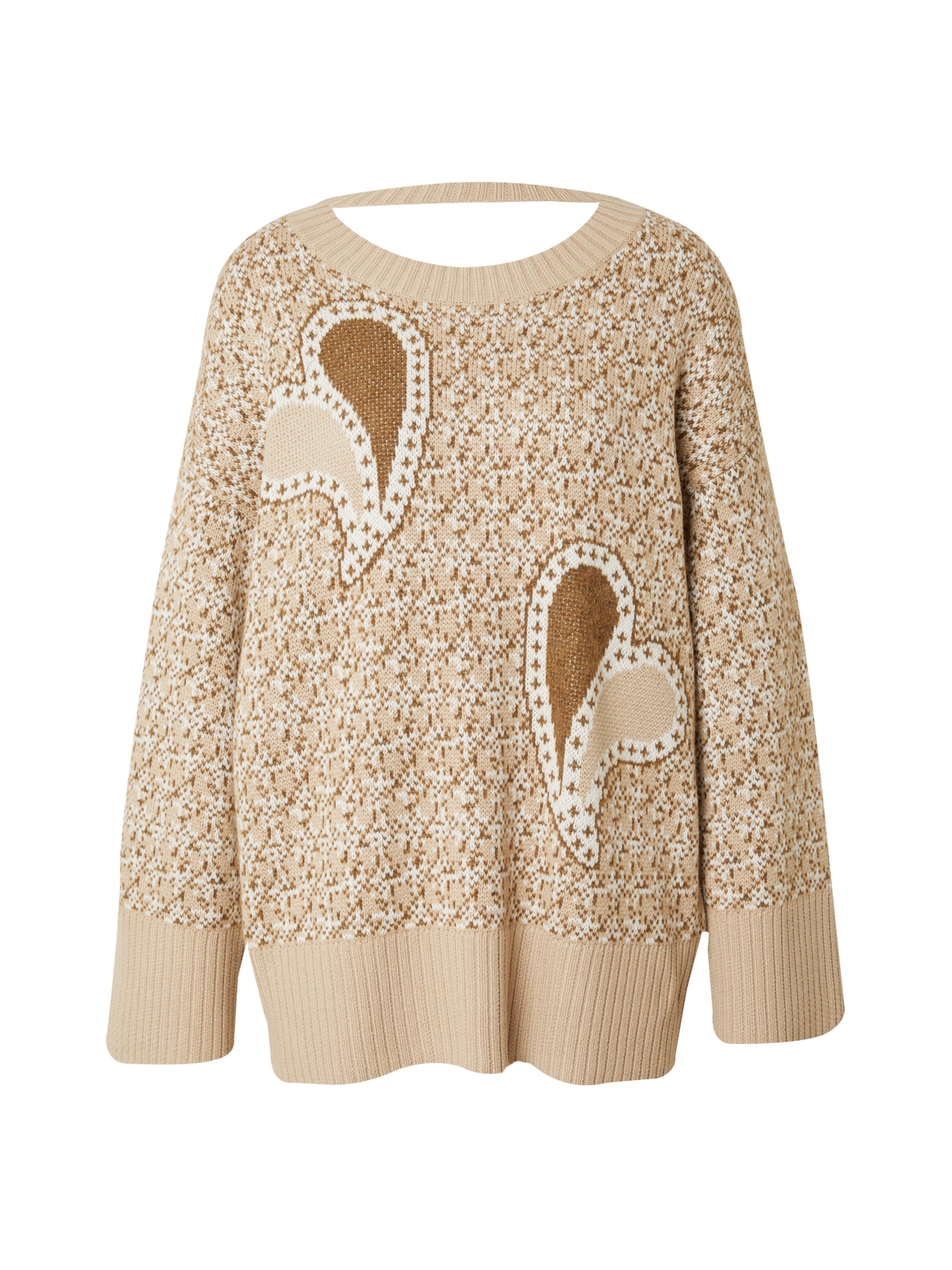 BOSS - Jersey 'FALONE' en beige: frente