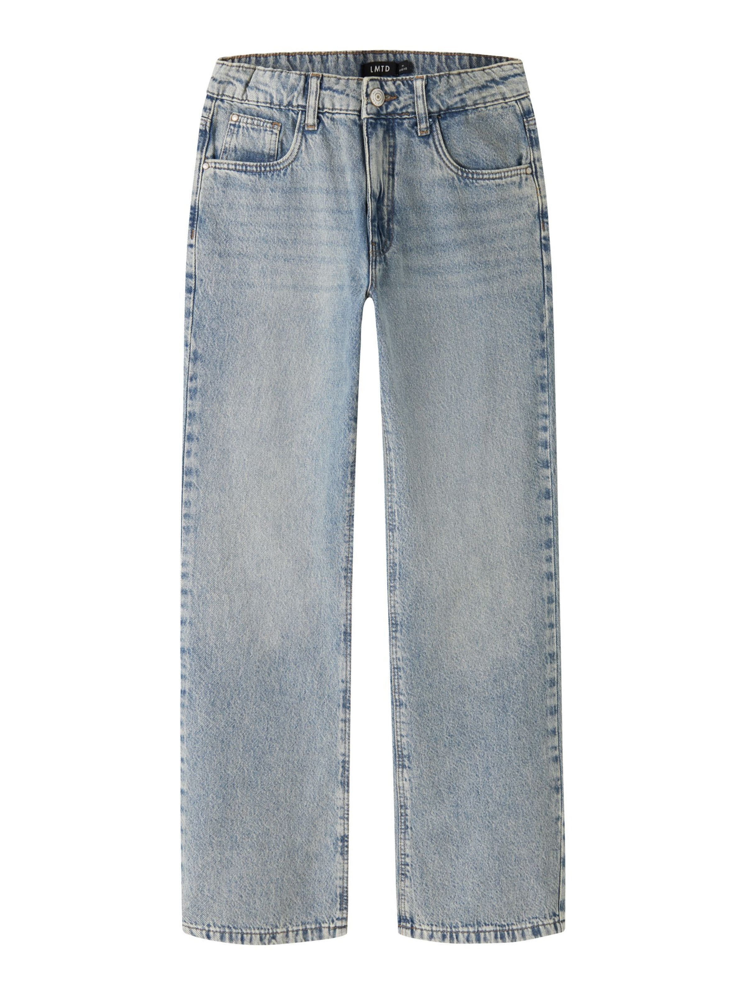 LMTD Loosefit Jeans in Blauw: voorkant