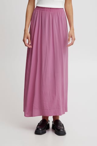 ICHI Skirt in Pink: front