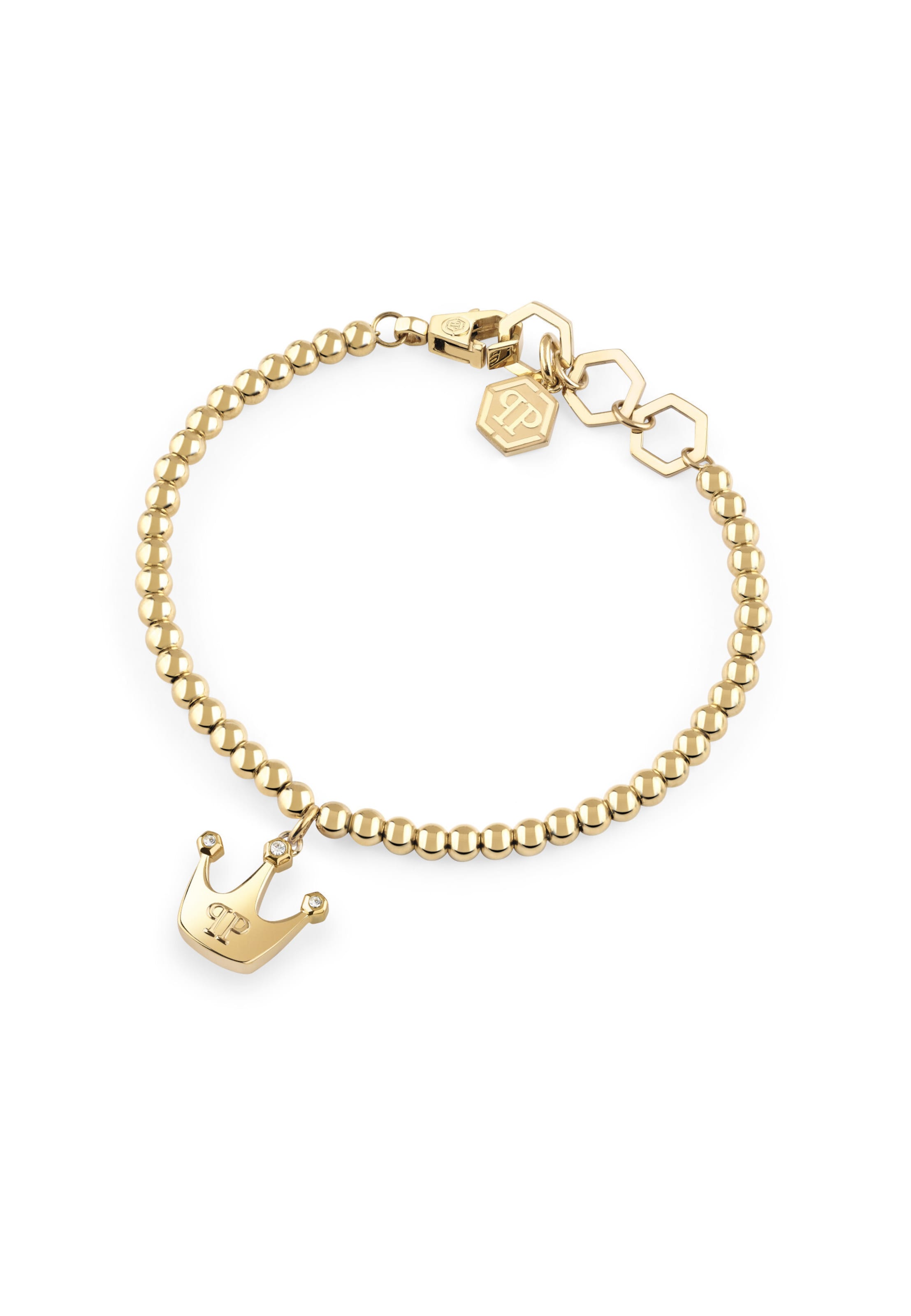 Philipp Plein Jewellery Armband ' PLEIN VALENTINE ' in Goud: voorkant