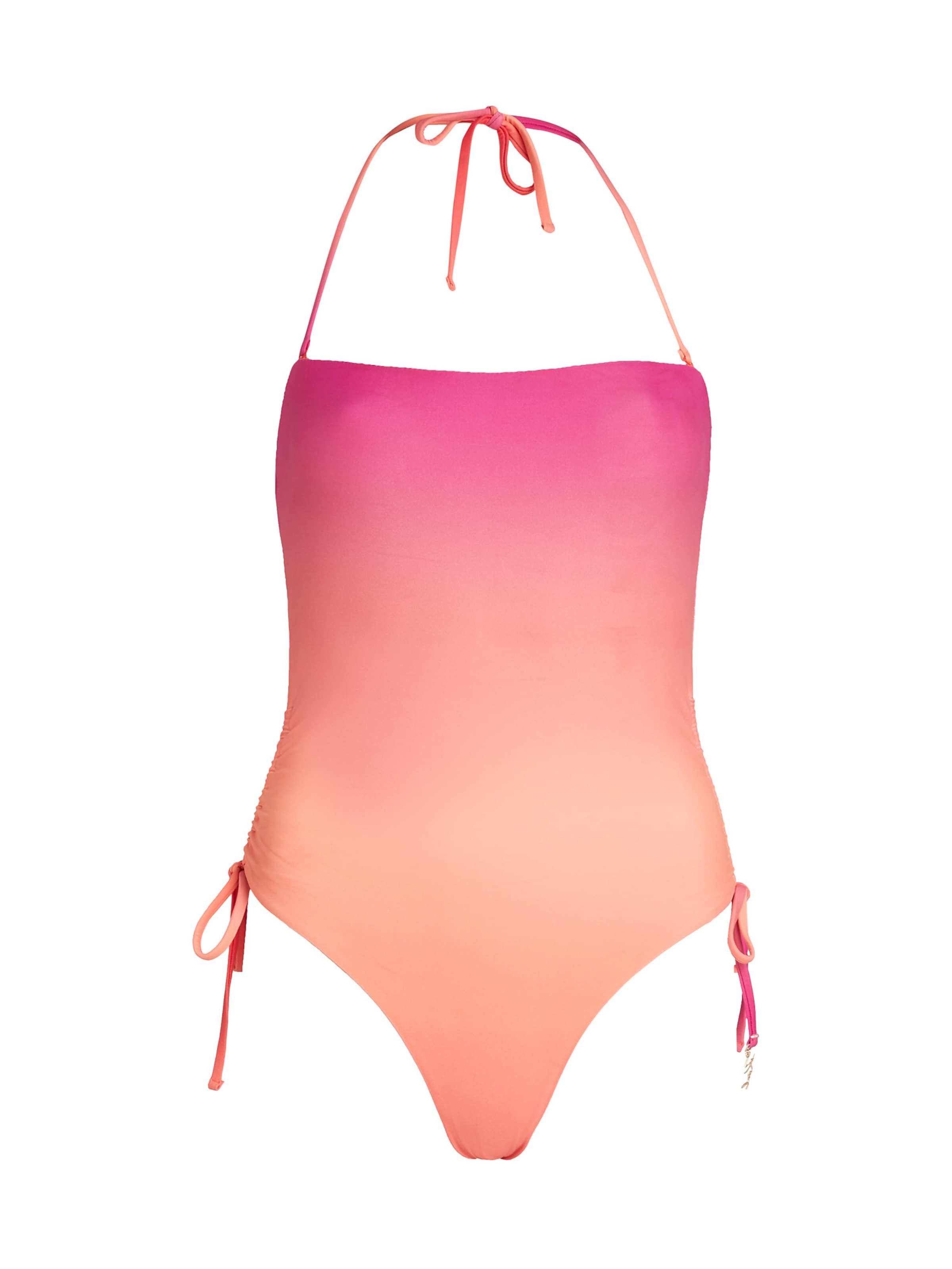 Karl Lagerfeld Jednodielne plavky - Ružová: predná strana