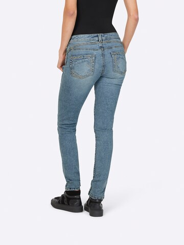 heine Slimfit Jeans in Blauw