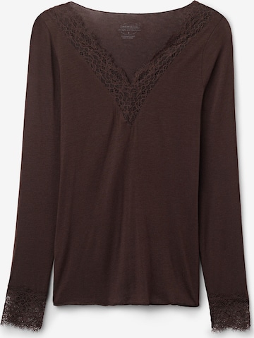 INTIMISSIMI Shirt in Braun: Vorderseite