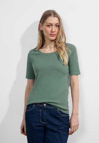 CECIL - Camisa 'Lena' em verde: frente