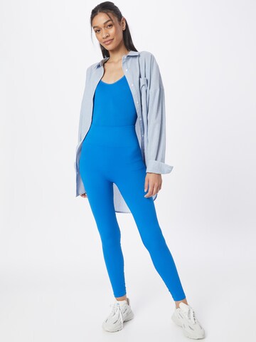 The Jogg Concept Skinny Legginsy 'SAHANA' w kolorze niebieski