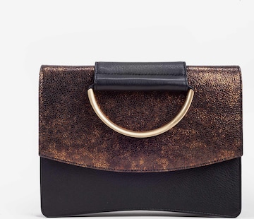 Gretchen Schultertasche 'Oyster Clutch Three' in Schwarz: Vorderseite