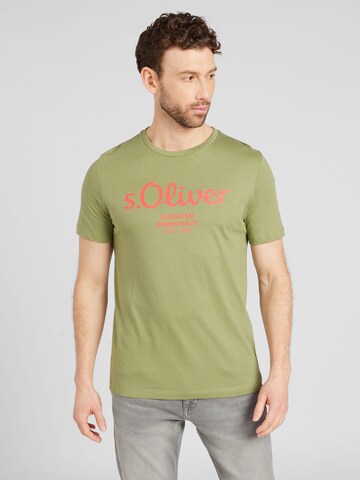 s.Oliver T-Shirt in Grün: predná strana