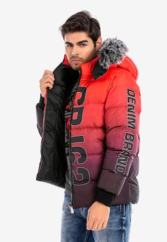 CIPO & BAXX Winterjacke in Rot