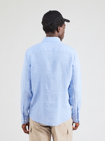 Coupe regular Chemise 'Antonelli' Bruun & Stengade en bleu