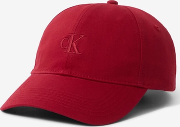 Calvin Klein Cap in Rot: Vorderseite