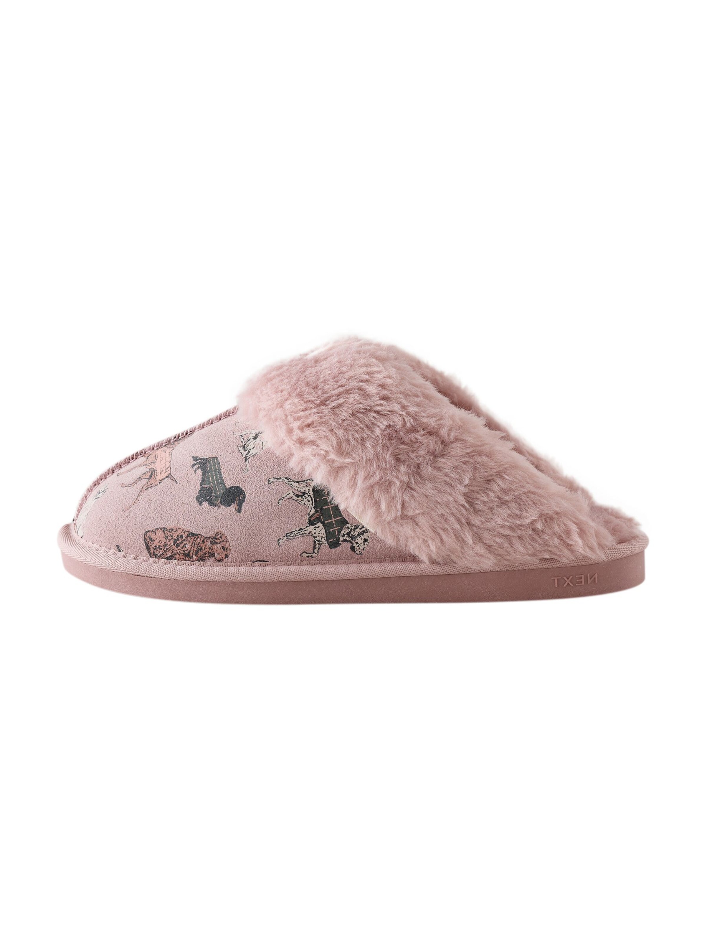 Pantoufle Next en rose : devant