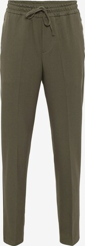 Antioch Loose fit Trousers with creases in Green: front