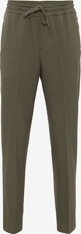 Loosefit Pantalon à plis Antioch en vert : devant