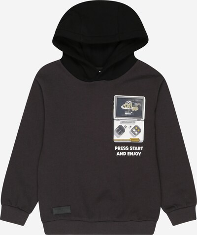 Mayoral Sweatshirt in grau / anthrazit / schwarz / weiß, Produktansicht