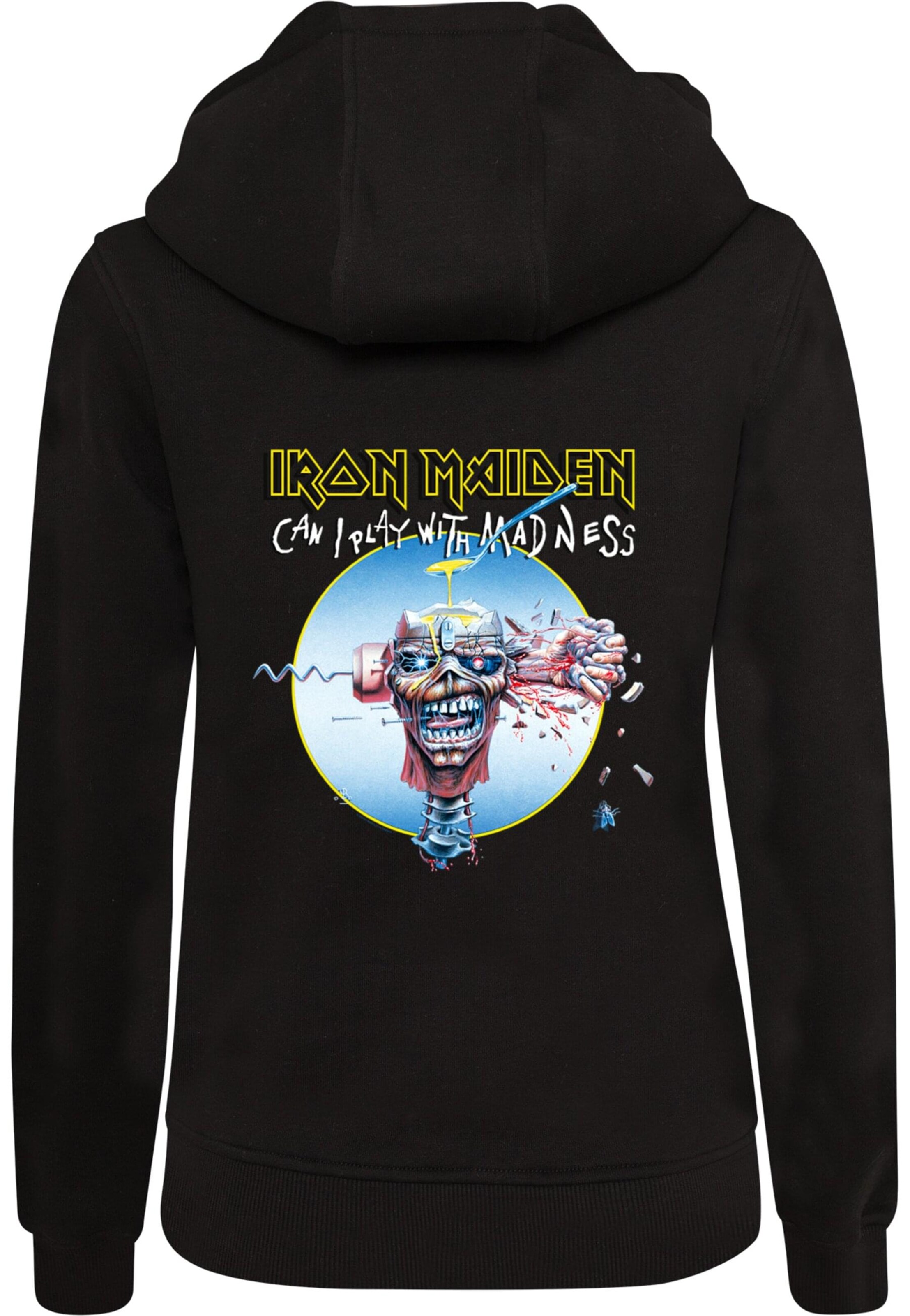 Merchcode Sweatshirt 'Iron Maiden - Madness' in Black