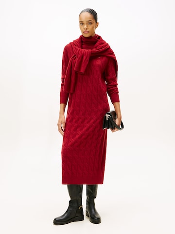TOMMY HILFIGER Knit dress in Red: front