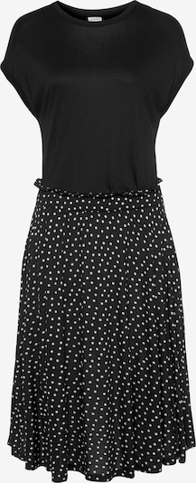 BEACH TIME Robe en noir / blanc, Vue avec produit