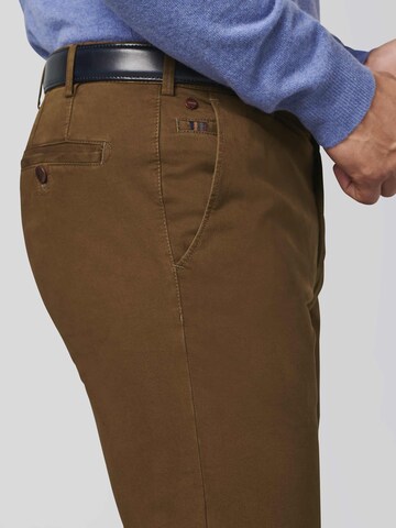 Meyer Hosen Regular Chino Pants 'Roma' in Brown
