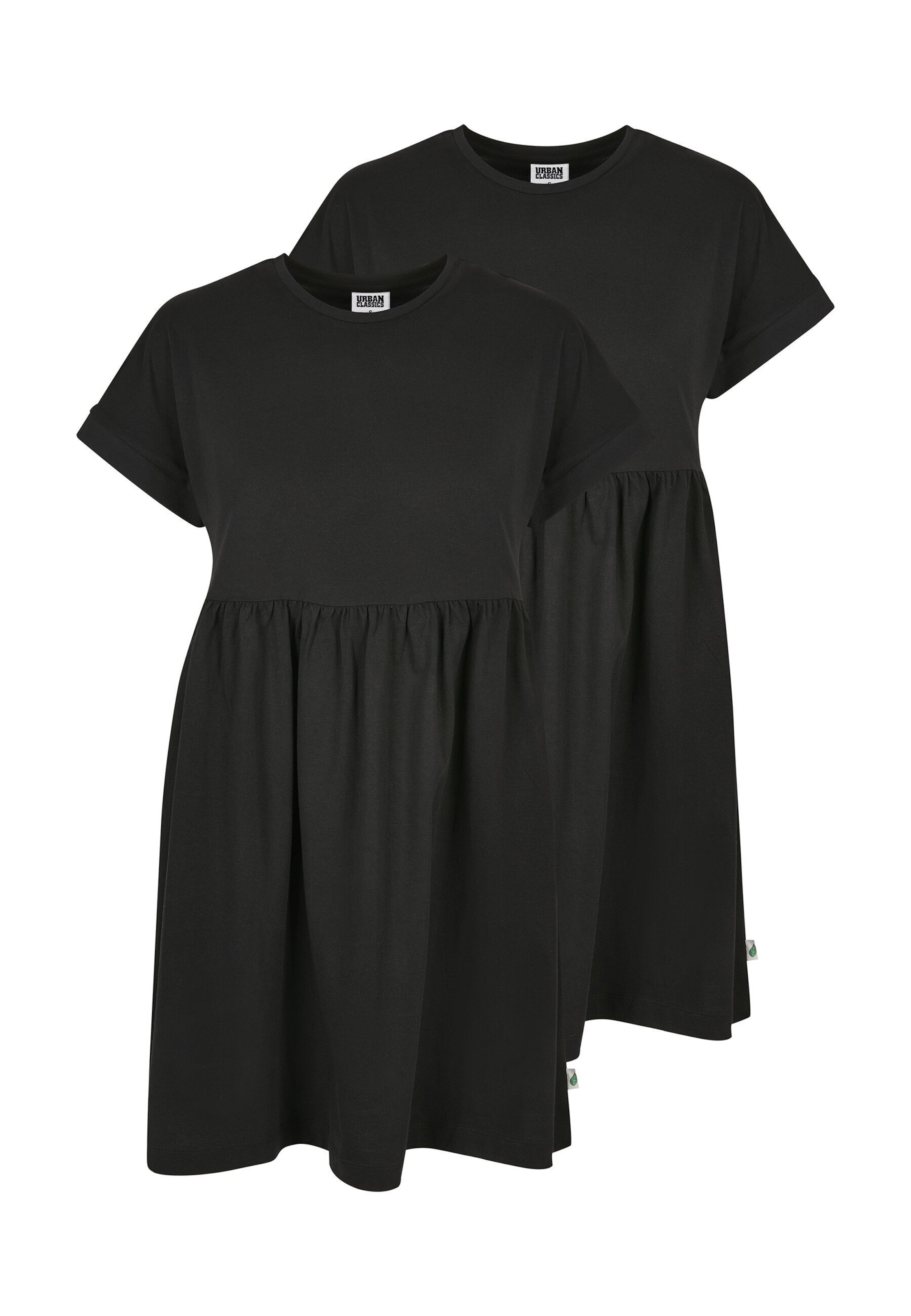 Urban Classics Kleid in Schwarz: Vorderseite
