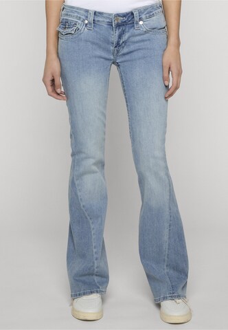 True Religion Flared Jeans 'Joey' in Blauw: voorkant