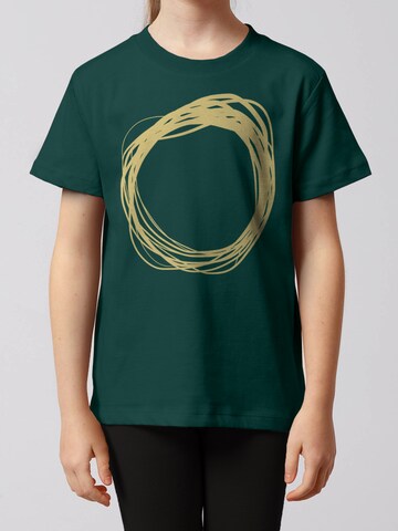 watabout.kids T-Shirt 'Kreis' in Grün