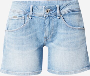 Pepe Jeans Shorts 'Siouxie' in Blau: predná strana