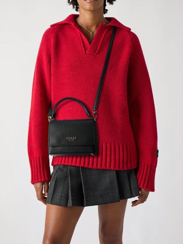Sac à bandoulière 'Guess Sac Bandoulière Bramina Small Satche Black' GUESS en noir