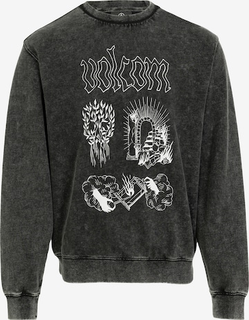 Sweat-shirt Volcom en gris : devant