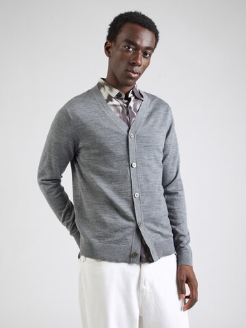 JACK & JONES Вязаная кофта в Серый: спереди