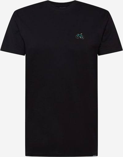 Iriedaily T-Shirt 'Peaceride' en gris / jade / pêche / noir, Vue avec produit