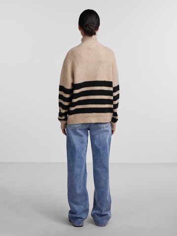 PIECES Sweater 'BROOKS' in Beige