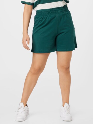 ONLY Carmakoma Regular Pants 'APRIL' in Green: front