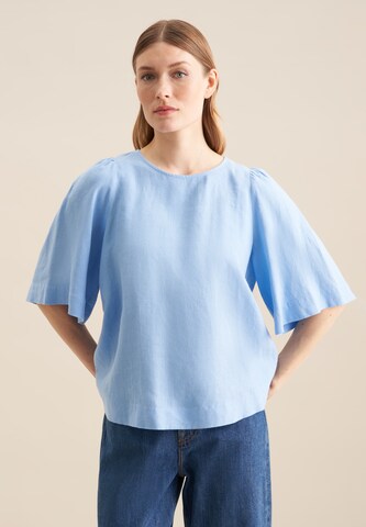 Chemisier 'Schwarze Rose' SEIDENSTICKER en bleu
