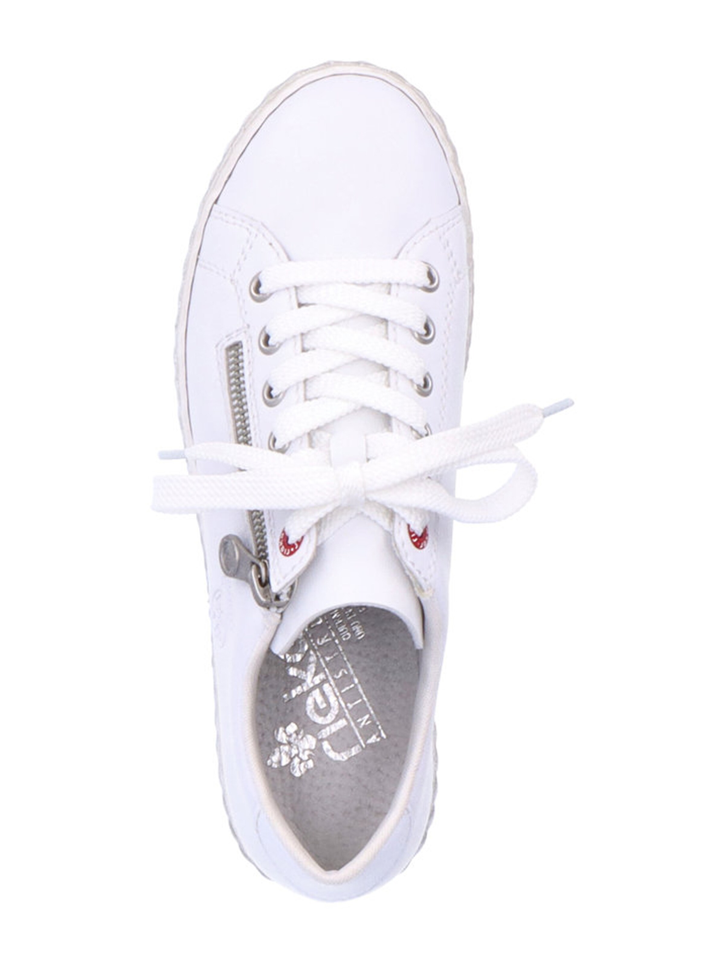 balta Rieker Batai su raišteliais