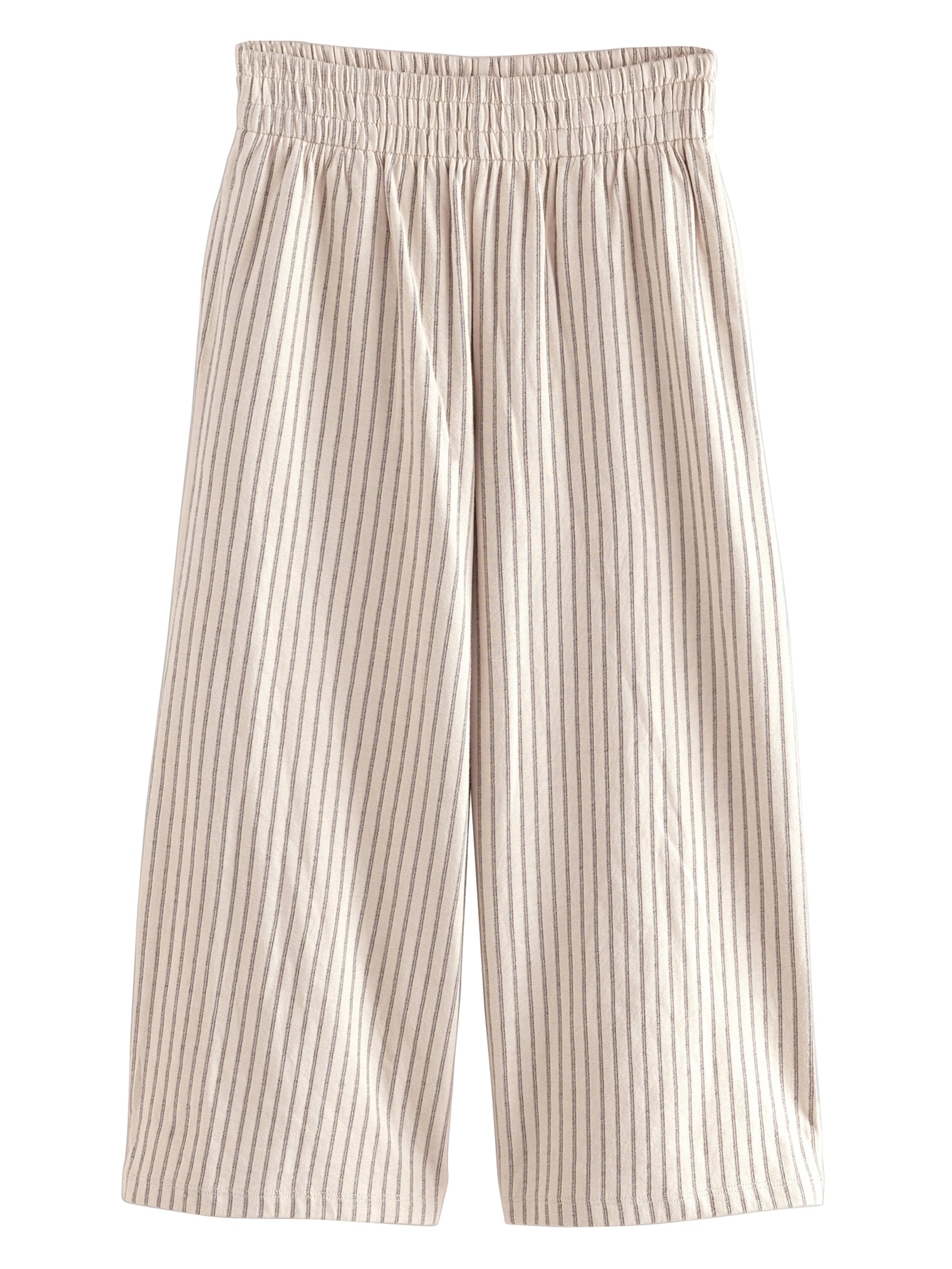 Next Широкий Штаны в Бежевый: спереди